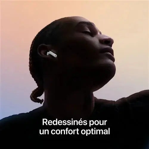 Apple Airpods 4 Blanc avec Boîtier de charge USB‑C Ecouteurs sans fil avec réduction active - STORE COMMERCE
